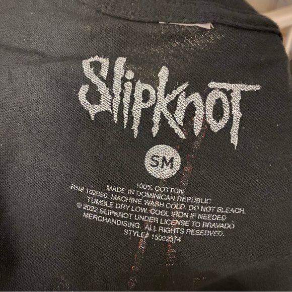 EUC Slipknot Band Flannel Shirt Mens Unisex Large Reworked Shacket Bleached - Picture 9 of 14